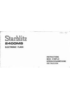 Starblitz 2400 MS manual. Camera Instructions.